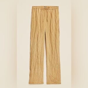 NWT J.Crew New Soleil Pant in Crinkled Viscose Blend, size XL